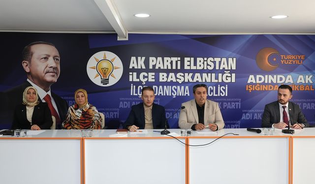 Elbistan’da AK Parti İlçe Danışma Toplantısı Gerçekleştirildi