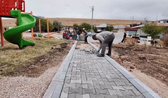 Elbistan’da Kilit Parke Çalışmaları Sürüyor