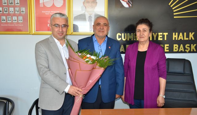 Erkan Gürbüz’den CHP Afşin İlçe Yönetimine Hayırlı Olsun Ziyareti