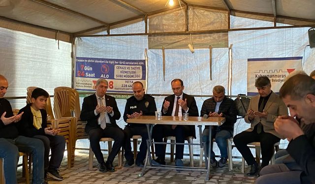 Kaymakam Sarıdoğan’dan Boz Ailesine Taziye Ziyareti