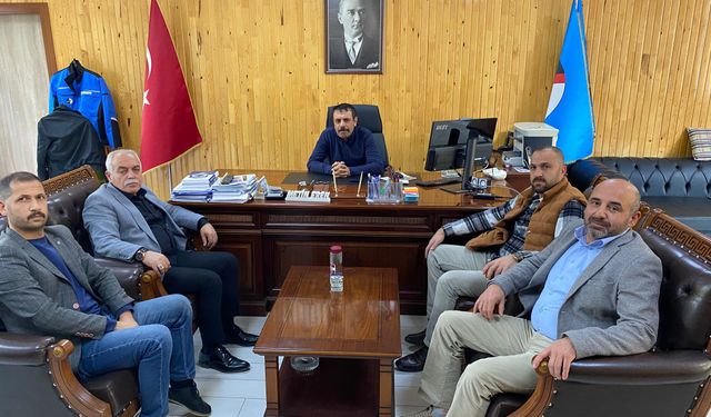 MHP Afşin İlçe Teşkilatından Afşin-Elbistan Linyitleri Müdürlüğüne Ziyaret