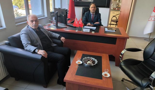 MHP Afşin İlçe Teşkilatı’ndan İlçe Tarım Müdürü Demirci’ye Ziyaret