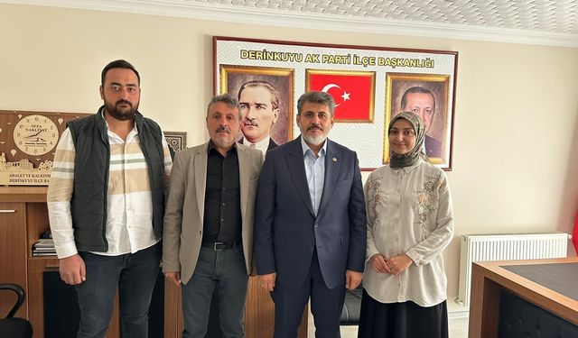Milletvekili Debgici'den Derinkuyu İlçe Başkanlığına Ziyaret