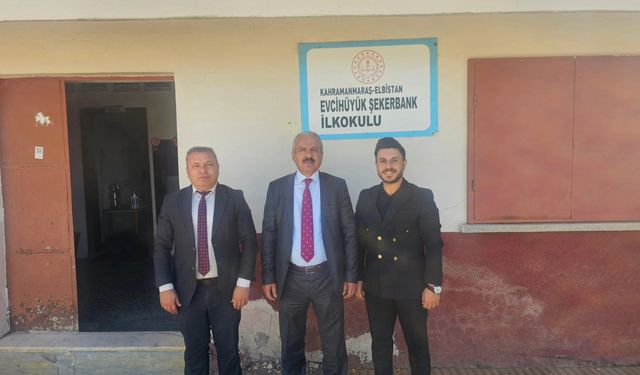 Milli Eğitim Müdürü Gezer’den Evcihüyük Şekerbank İlkokulu’na Ziyaret