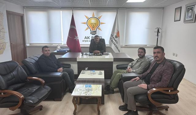 Öğr. Gör. Seven’den AK Parti Afşin İlçe Başkanlığına Ziyaret