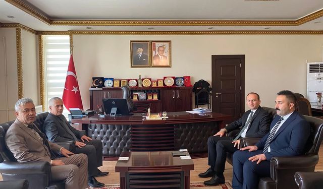 Polis Başmüfettişlerinden Kaymakam Sarıdoğan’a Ziyaret