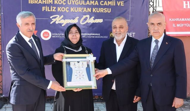 Vali Ünlüer, Kur’an Kursu Açılışına Katıldı