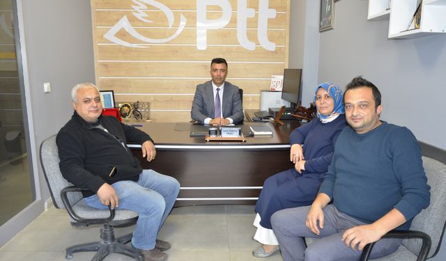 Yeşil Afşin Gazetesi’nden PTT’ye 185. Yıl Ziyareti