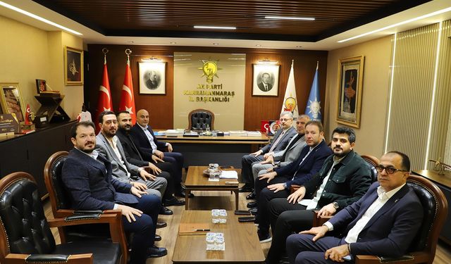 MHP Kahramanmaraş İl Teşkilatından AK Parti Kahramanmaraş İl Başkanlığına Ziyaret