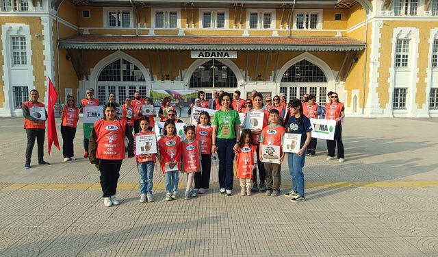 Adana'da 'Toprağa Saygı' yürüyüşü düzenlendi