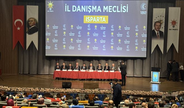 AK Parti Genel Başkan Yardımcısı Büyükgümüş, Isparta İl Danışma Meclisi Toplantısı'nda konuştu