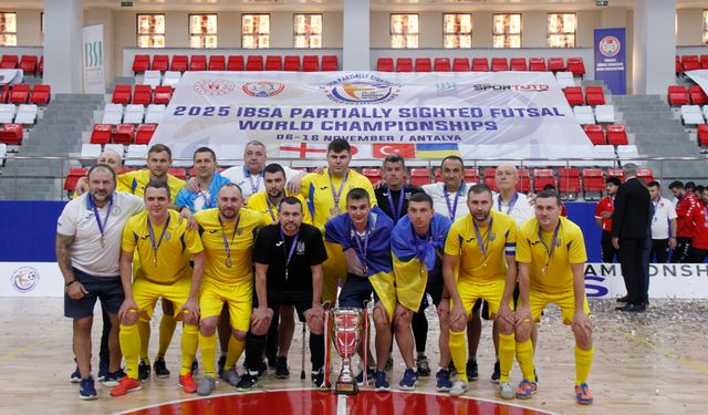 Kısmi Görme Engelliler Futsal Dünya Şampiyonası, Antalya'da sona erdi