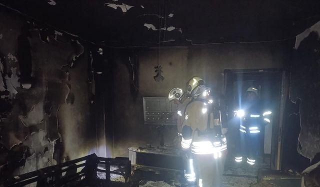 Antakya’da yanan ev kullanılmaz hale geldi