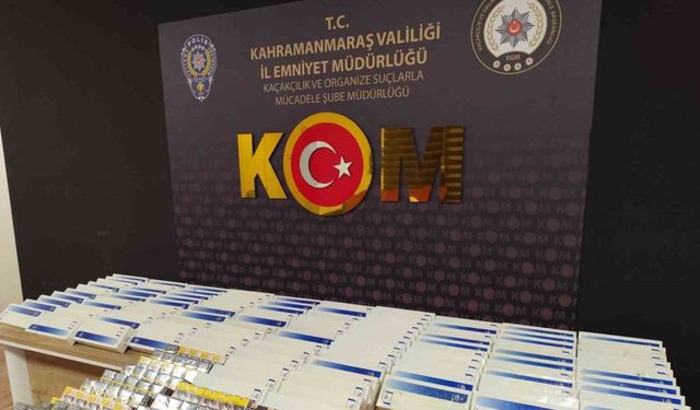 Kahramanmaraş’ta kaçak tütün ve sigara operasyonu: 3 gözaltı
