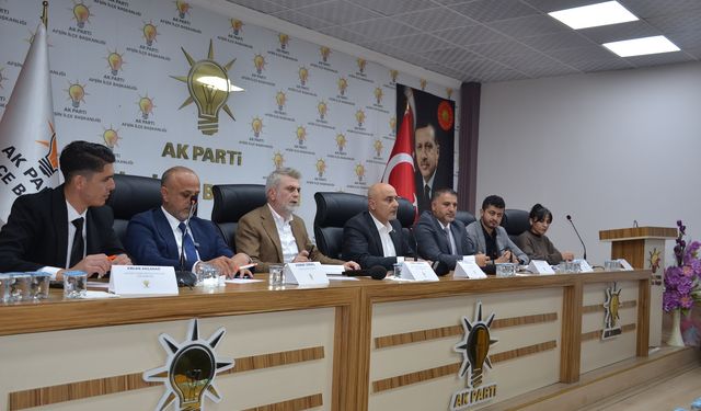 AK Parti Afşin İlçe Başkanlığı Danışma Toplantısı Geniş Katılımla Gerçekleştirildi