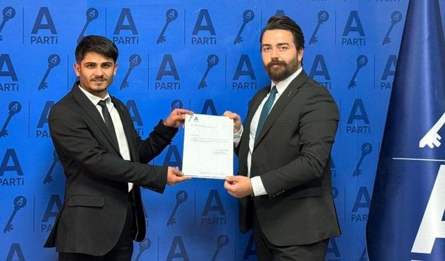Anahtar Parti Afşin Gençlik Kolları Başkanı Mazbatasını Aldı