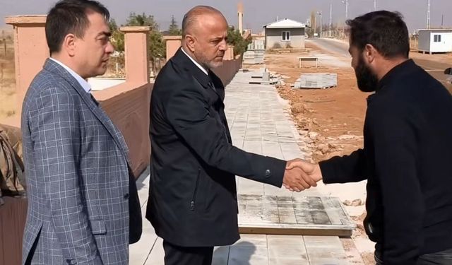 Başkan Kıraç, Alpaslan Mahallesi’ndeki Çalışmaları İnceledi