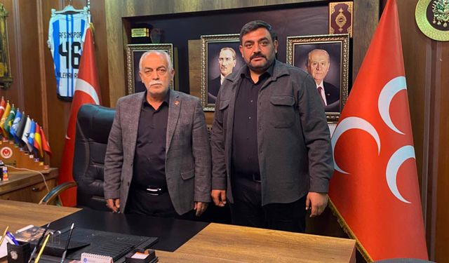 Göksun Ülkü Ocakları Başkanı Bal, MHP Afşin İlçe Teşkilatını Ziyaret Etti