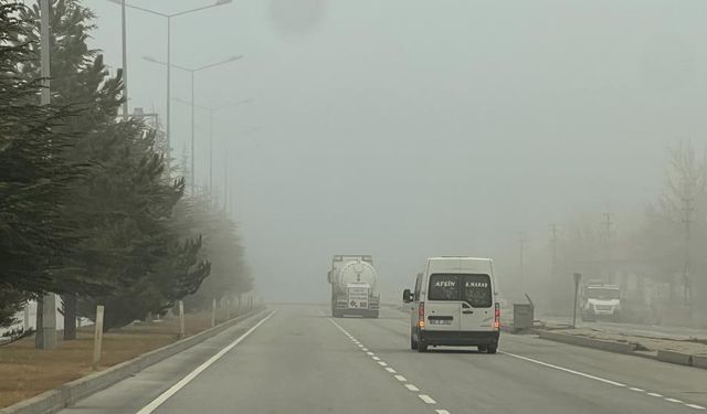 Göksun’da Sis Etkili Oldu