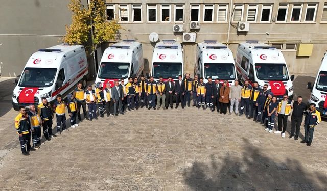 Kahramanmaraş’a 9 Yeni Ambulans: Acil Sağlık Hizmetlerinde Güçlü Destek