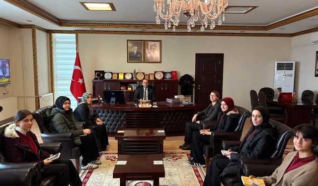 Kaymakam Sarıdoğan’a “Protokol Okumaları” Ziyareti