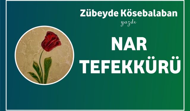 Zübeyde Kösebalaban Yazdı: "Nar Tefekkürü"