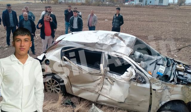 Otomobil Tarlaya Uçtu: 15 Yaşındaki Sürücü Hayatını Kaybetti