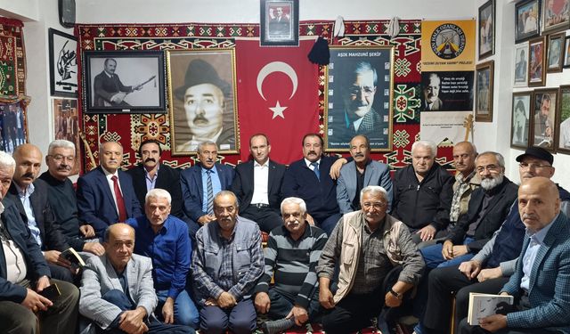 Sivas Ozanlar ve Şairler Derneği’nden Afşin Ozanlar Derneği’ne Ziyaret