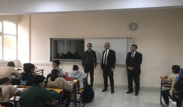 Şube Müdürü Ceran’dan Ortak Sınav Ziyaretleri