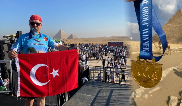 Afşinli Sıtkı Gönen, Piramitler Yarı Maratonu’nda Tarihe Geçti