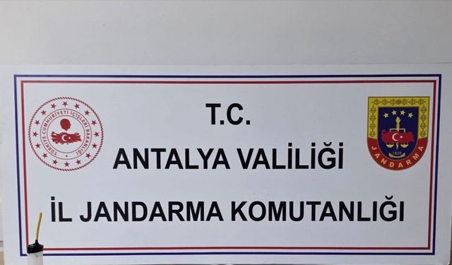 Elmalı’da jandarmadan uyuşturucu baskını