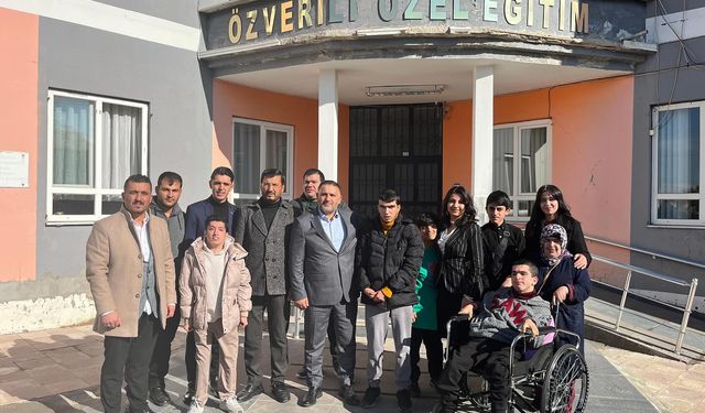 AK Parti Afşin İlçe Teşkilatından Özverili Özel Eğitim Merkezi’ne Ziyaret