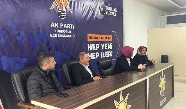 Milletvekili Köksal’dan AK Parti Türkoğlu İlçe Teşkilatına Ziyaret