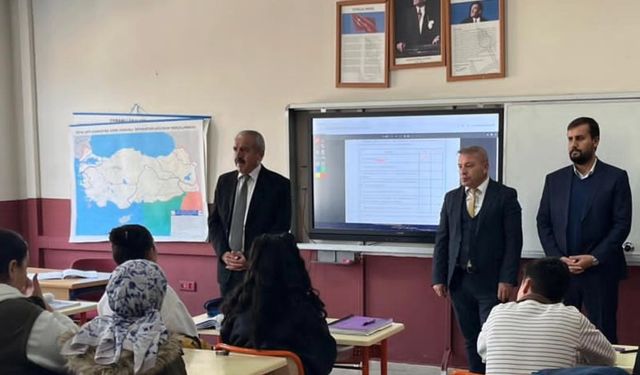 İlçe Milli Eğitim Müdürlüğünden Okul Ziyareti