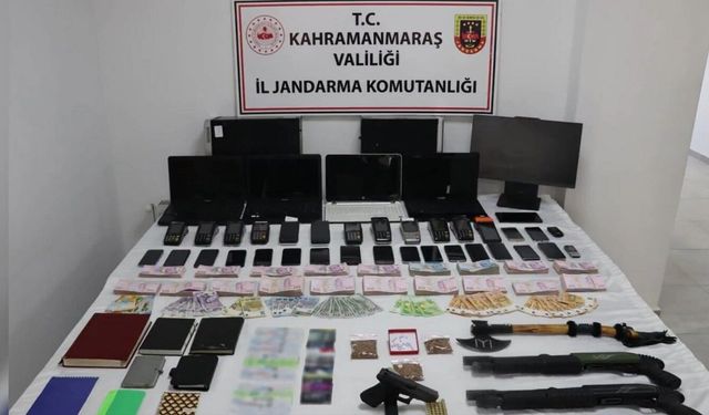 Kahramanmaraş Dahil 7 İlde Organize Suç Örgütlerine Yönelik Operasyon Düzenlendi