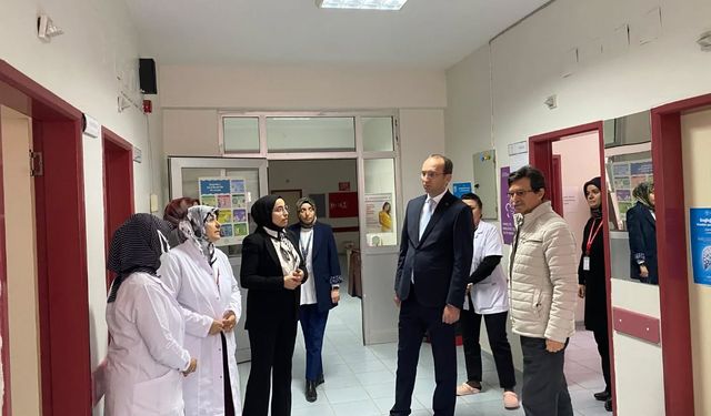 Kaymakam Sarıdoğan’dan 2 Nolu Hacı Feramuz İnal Aile Sağlık Merkezine Ziyaret