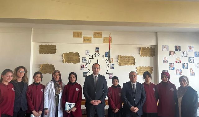 Kaymakam Sarıdoğan’dan Afşin Şehit Mustafa Kalfe Kız AİHL’ye Ziyaret