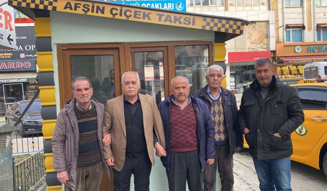 MHP Afşin İlçe Teşkilatından Taksici Esnafına Ziyaret