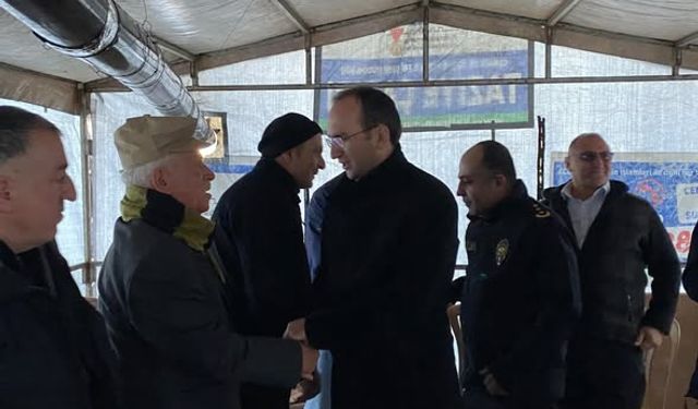 Kaymakam Sarıdoğan’dan Bozkurt ve Kalay Ailelerine Taziye Ziyareti