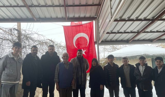 Afşin Ülkü Ocakları’ndan Şehit Nurullah Ceren’in Ailesine Anlamlı Ziyaret