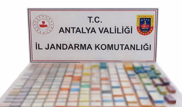Alanya'da kaçak elektronik sigara ele geçirildi