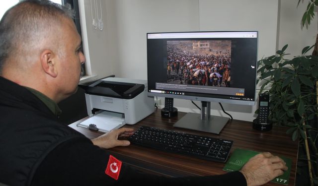 Bozyazı Orman İşletme Müdürü Fahri Uzlar, AA'nın 'Yılın Kareleri' oylamasına katıldı