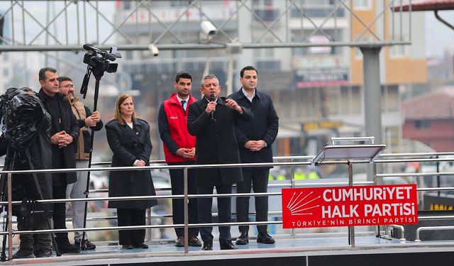 CHP Genel Başkanı Özgür Özel, partisinin Hatay mitinginde konuştu: