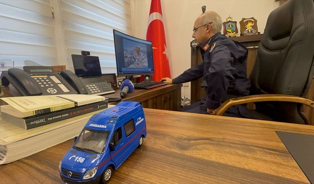 Isparta İl Jandarma Komutanı Karamanoğlu, AA'nın 'Yılın Kareleri' oylamasına katıldı