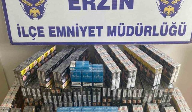 Erzin'de araçtan 510 paket gümrük kaçağı sigara çıktı