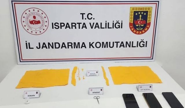 Isparta'da jandarmanın uyuşturucu operasyonunda 2 şüpheli tutuklandı