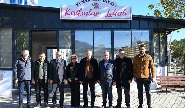 Kemer Belediyesi Kadınlar Lokali açılıyor