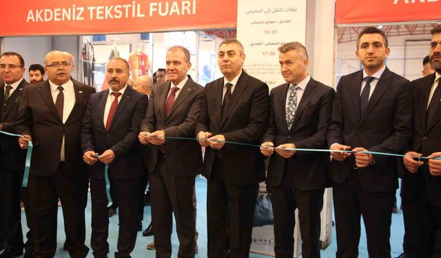 Mersin'de tekstil sektörü Akdeniz Tekstil Fuarı'nda buluştu
