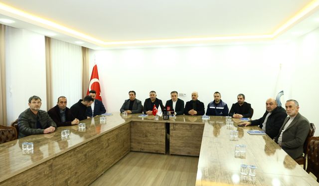 AK Parti Heyeti, A Termik Santralinde Açıklamalarda Bulundu