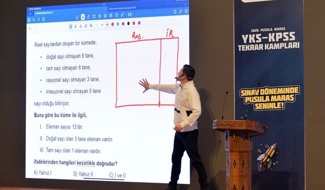 Büyükşehir’in YKS Kampında Matematik ve Geometriyle Güçlü Başlangıç